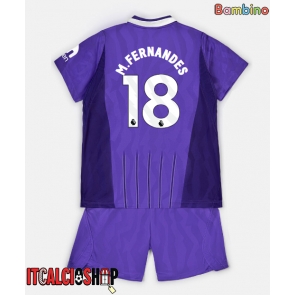 Tottenham Hotspur Mateus Fernandes #18 Terza Maglia Bambino 2026-27 Manica Corta (+ Pantaloni corti)